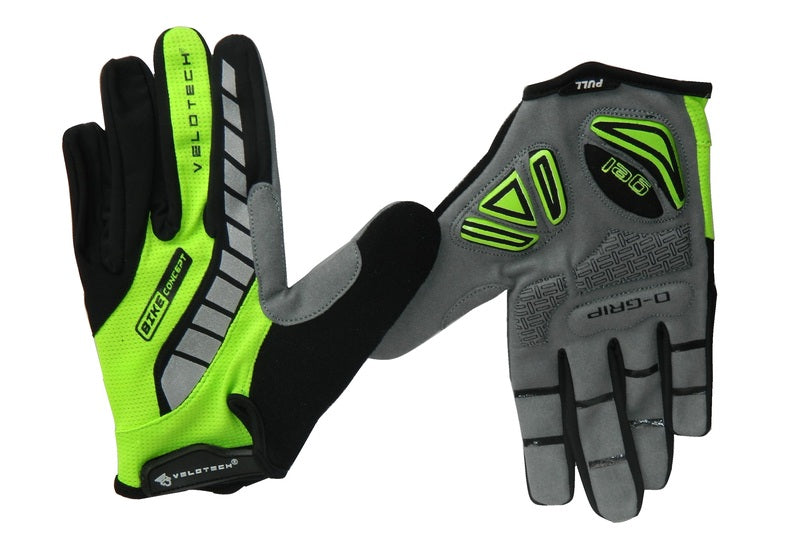 Gloves adult long green