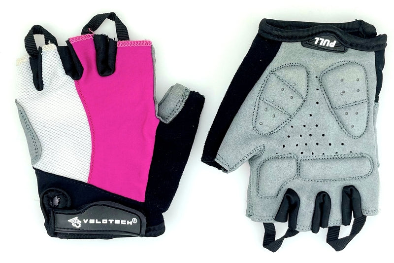 Gloves for children short pink