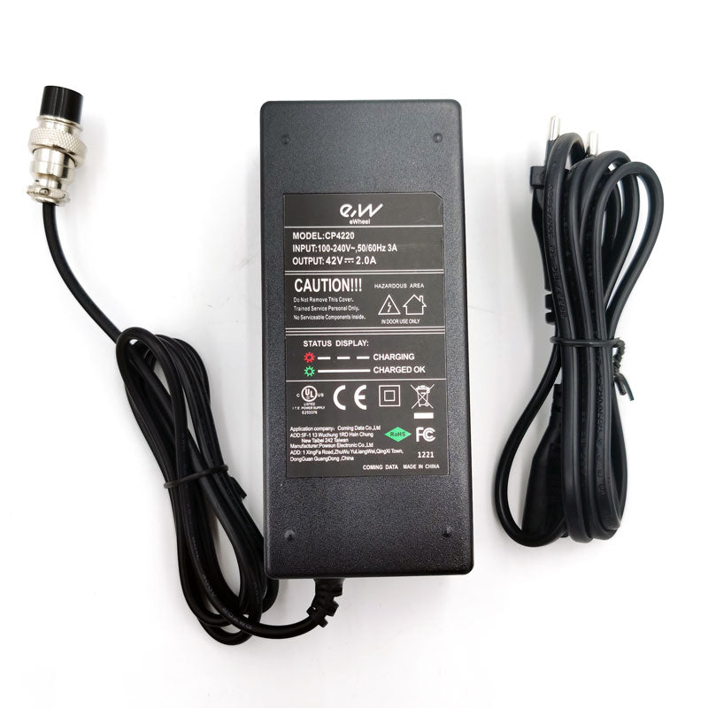 Premium charger with 36V 2A GX16 connector